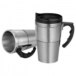 FDG GM-212 DUAL TRANSPARENT STEEL MUG