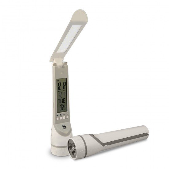 FDGGM-256 LAMP-TORCH CLOCK MULTIFUNCTIONAL