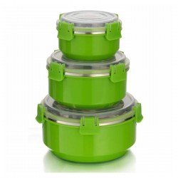 FDGGM-325 CLIP ON MICROWAVEABLE CONTAINER SET 3 PCS SET