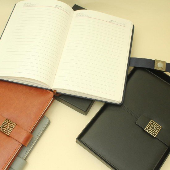 A5 Size Diary Notebook Premium Vegan Leather