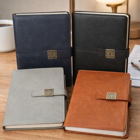 A5 Size Diary Notebook Premium Vegan Leather