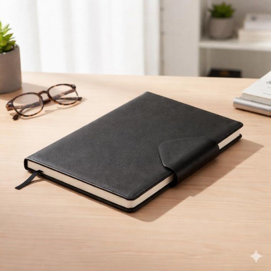 AccuPrints A5 Premium PU Leather Notebook Diary