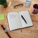 Basics A5 Diary With Ribbon Bookmark & Pen Gift Set