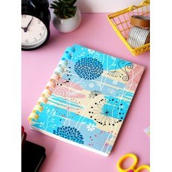 DOODLE A5 Ruled Notebook Diary Soft Ring Spiral