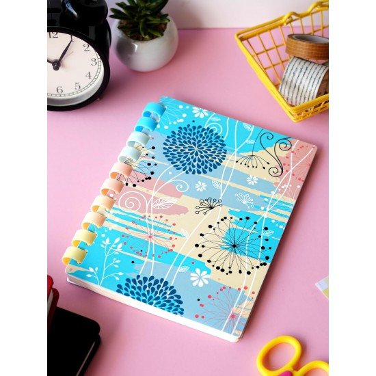 DOODLE A5 Ruled Notebook Diary Soft Ring Spiral