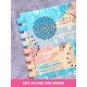 DOODLE A5 Ruled Notebook Diary Soft Ring Spiral