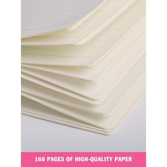 DOODLE A5 Ruled Notebook Diary Soft Ring Spiral