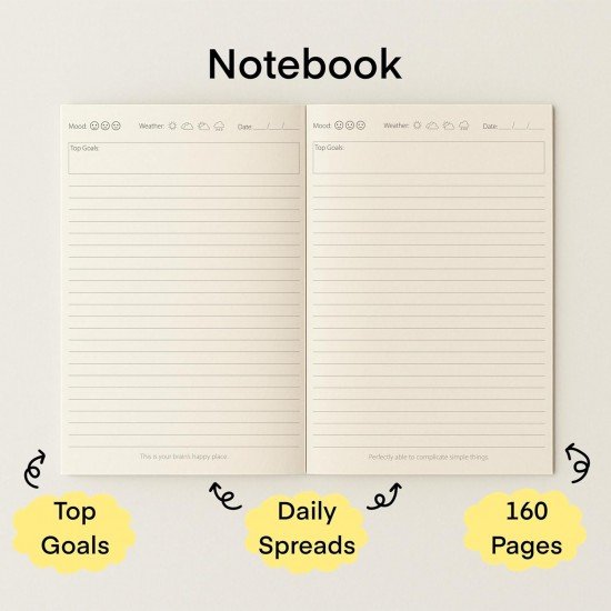 KALP A5 Notebook with Pocket Diary Set