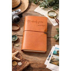 PURESTORY PU Leather Notebook Travel Journal Diary