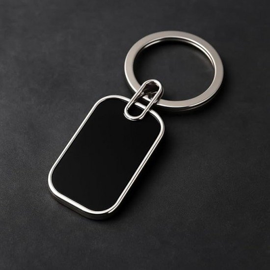 Personalized Stainless Steel Keychain with Custom Name