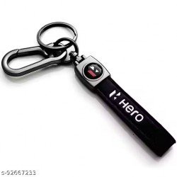 Stylish Men Black Metal Bike Keychain