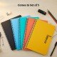 Solimo Notebooks, Spiral-Bound, Lightweight