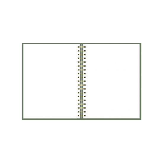 The Stripes Spiral Notebook