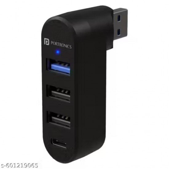 Portronics MPort Spin 4-in-1 USB Hub Dock