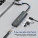 Portronics Mport Edge,5 Ports Superfast Dual USB Hub